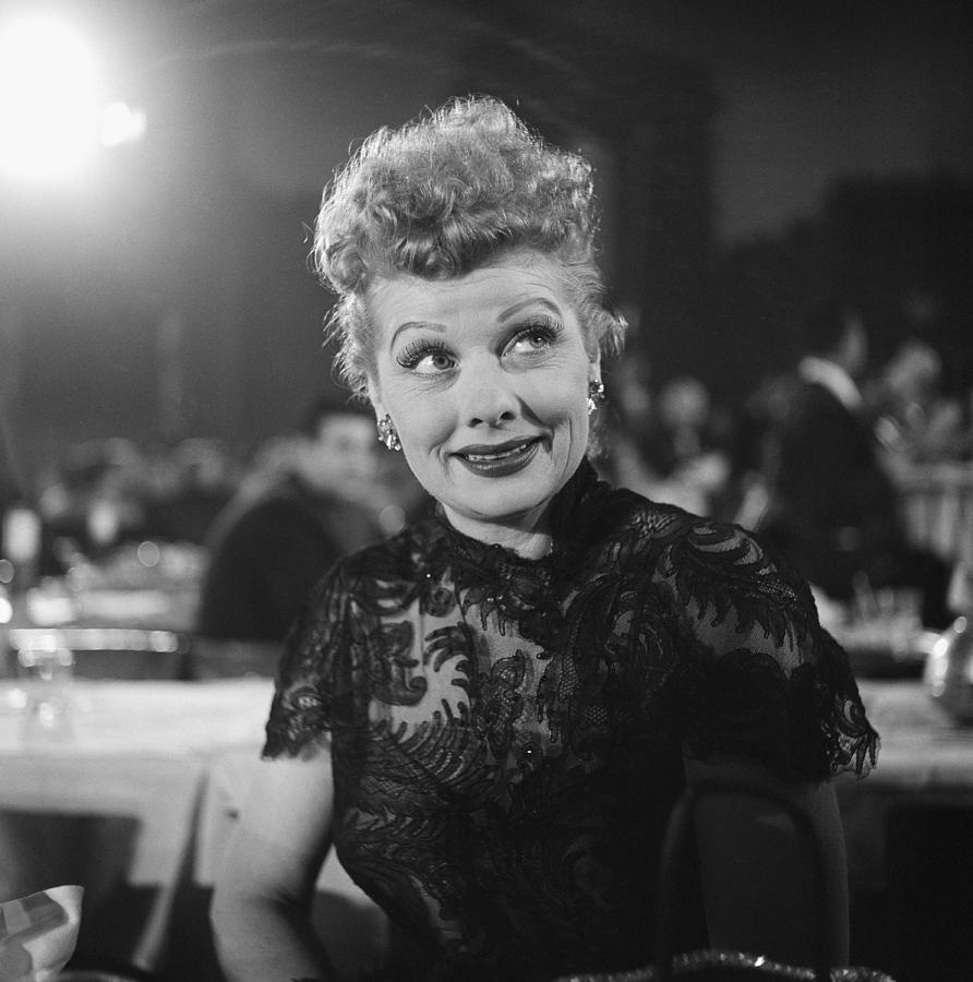 March 7, 1955, Hollywood, Lucille Ball Photograph by Michael Ochs Archives