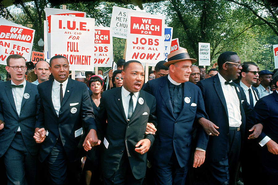 Martin Luther King Jr Photograph - March On Washington by Robert W Kelley