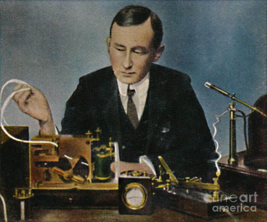 Marconi - Geb 1874 Drawing by Print Collector