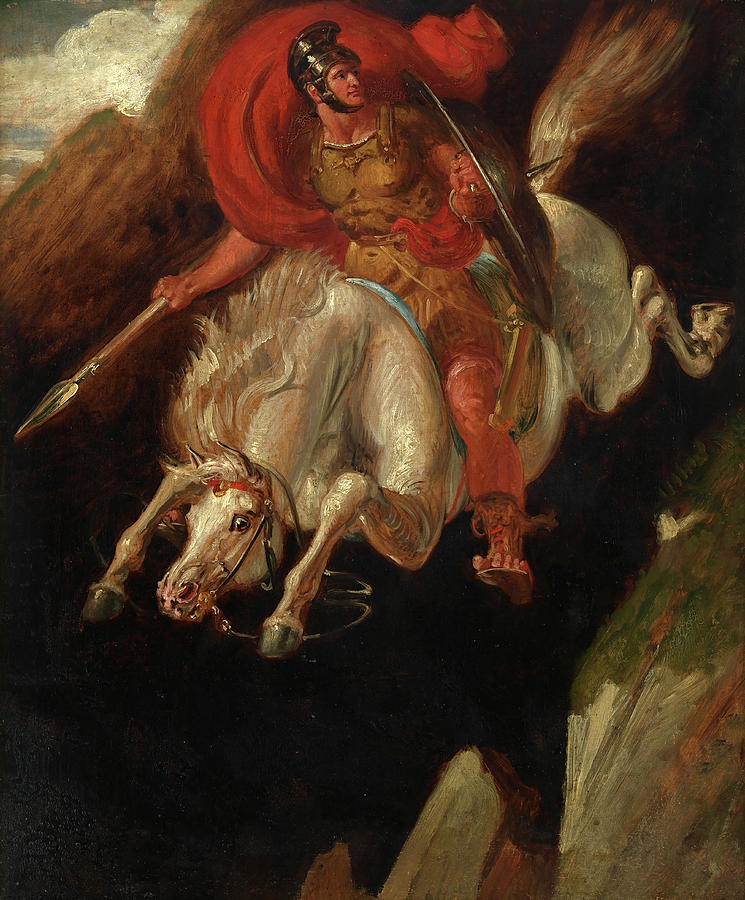 Marcus Curtius Painting by Benjamin Robert Haydon