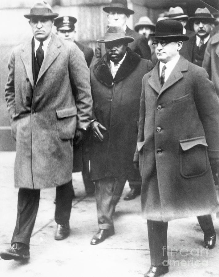 Marcus Garvey On Way To Jail Photograph by Bettmann