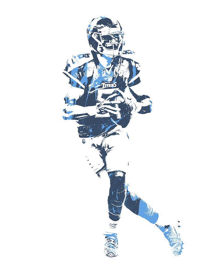 Marcus Mariota TENNESSEE TITANS PIXEL ART 24 Canvas Print / Canvas Art by  Joe Hamilton - Fine Art America