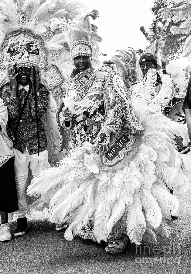 mardi gras parade black and white