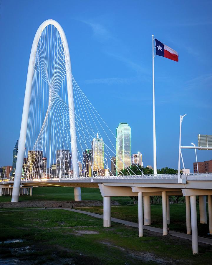 Margaret Hunt Hill Bridge In Dallas Photograph by Harriet Feagin