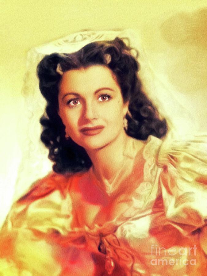 Margaret Lockwood, Vintage Actress Painting by Esoterica Art Agency ...