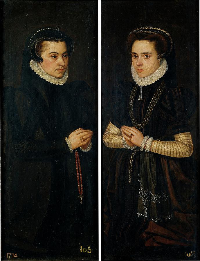 Margaret of Parma / Maria of Portugal, Wife of Alexander Farnese, After 1565, F... Painting by Antonio Moro -c 1519-c 1576- Margaret of Parma / Maria of Portugal, Wife of Alexander Farnese, After 1565, F... Painting by Antonio Moro -c 1519-c 1576-