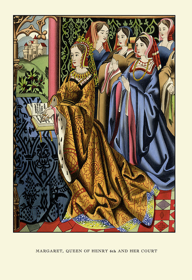 Margaret, Queen of Henry VI and her Court Painting by Henry Shaw