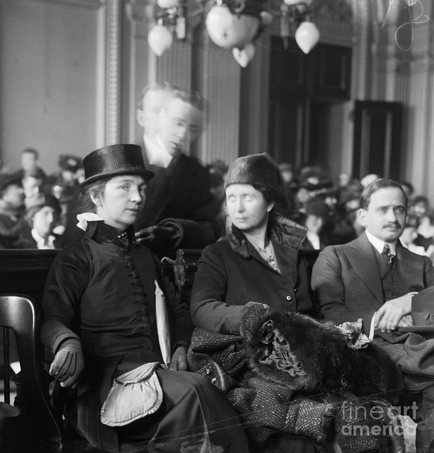 Margaret Sanger And Ethel Byrne In Court Photograph by Bettmann Margaret Sanger And Ethel Byrne In Court Photograph by Bettmann