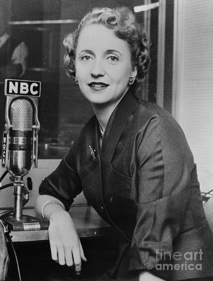 Margaret Truman On Nbc Radio Photograph by Bettmann