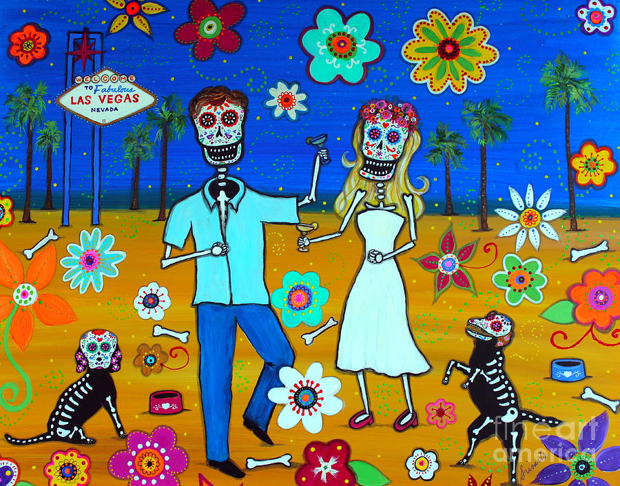 Margaritas in the Desert Painting by Pristine Cartera Turkus