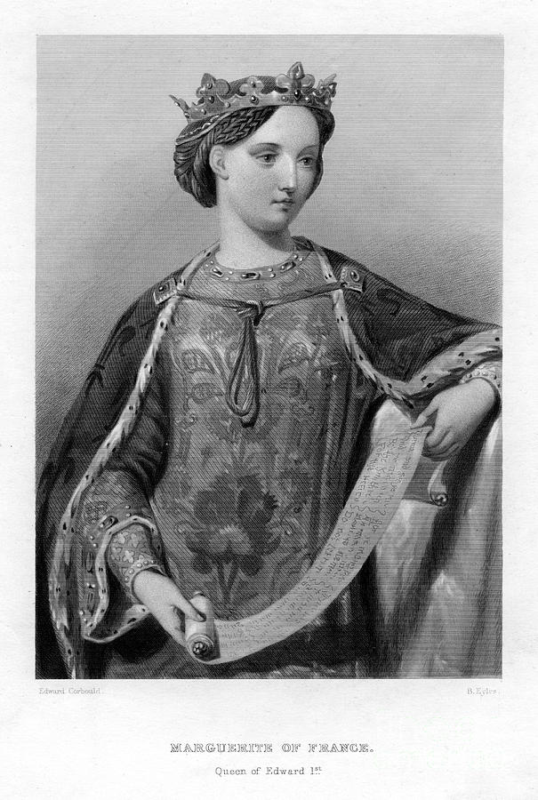 Marguerite Of France, Queen Of King Drawing by Print Collector