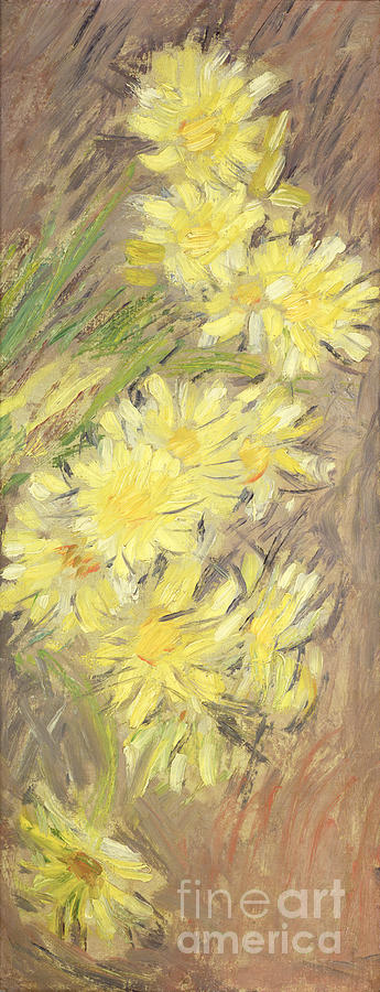 Marguerites Jaunes By Monet Painting by Claude Monet