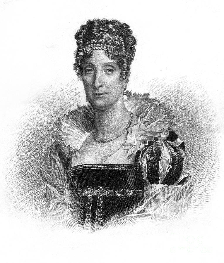 Maria Amalia Of The Two Sicilies, 19th Drawing by Print Collector