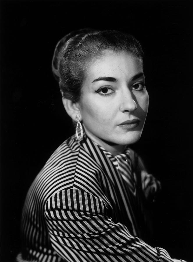 Music Photograph - Maria Callas by Baron