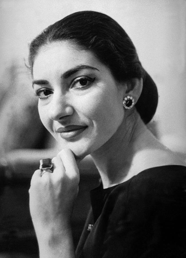 Vertical Photograph - Maria Callas In The 1960s by Keystone-france