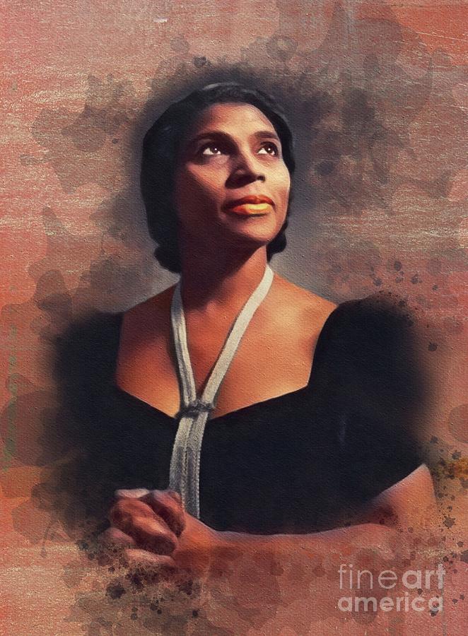 Marian Anderson, Music Legend Painting by Esoterica Art Agency Pixels