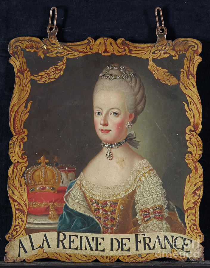 Marie Antoinette Sign, After 1774 Painting by European School