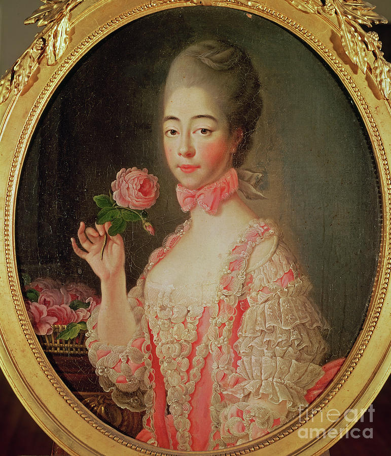 Mariejosephine Louise De Savoie Painting by Francoishubert Drouais