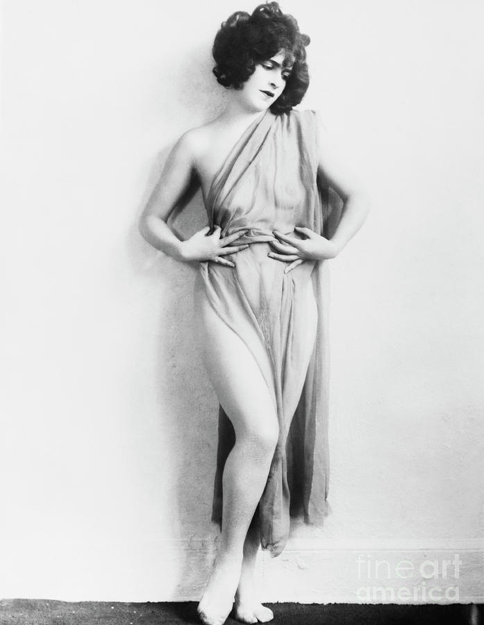 Marie Marceline In Diaphanous Gown Photograph by Bettmann