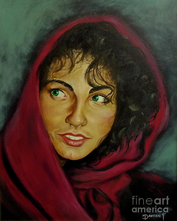 Marie Painting by Paint The Floor-Mark Davern
