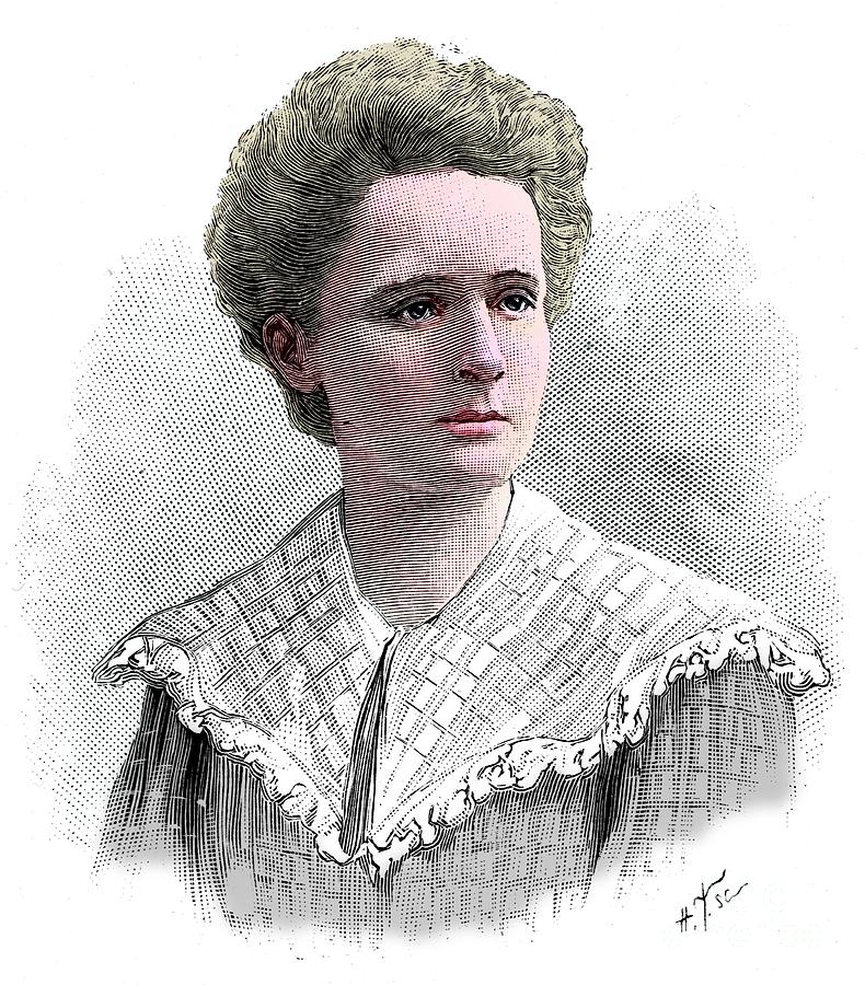 Marie Sklodowska Curie Drawing by Print Collector