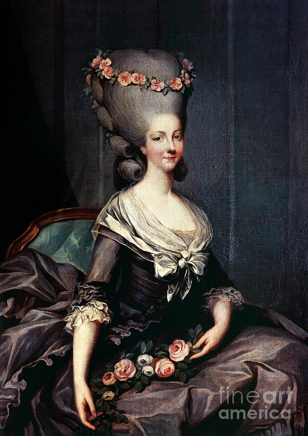 Marie-therese Of Savoy-carrignan, Princess Of Lamballe Painting by