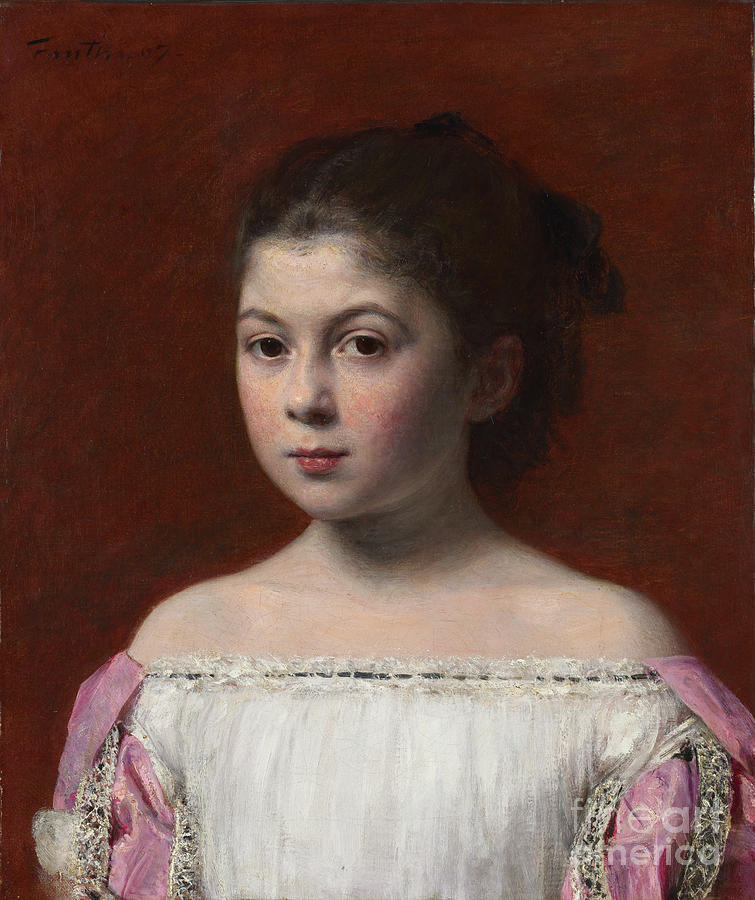 Marie-yolande De Fitz-james, 1867 Painting by Henri Fantin-Latour