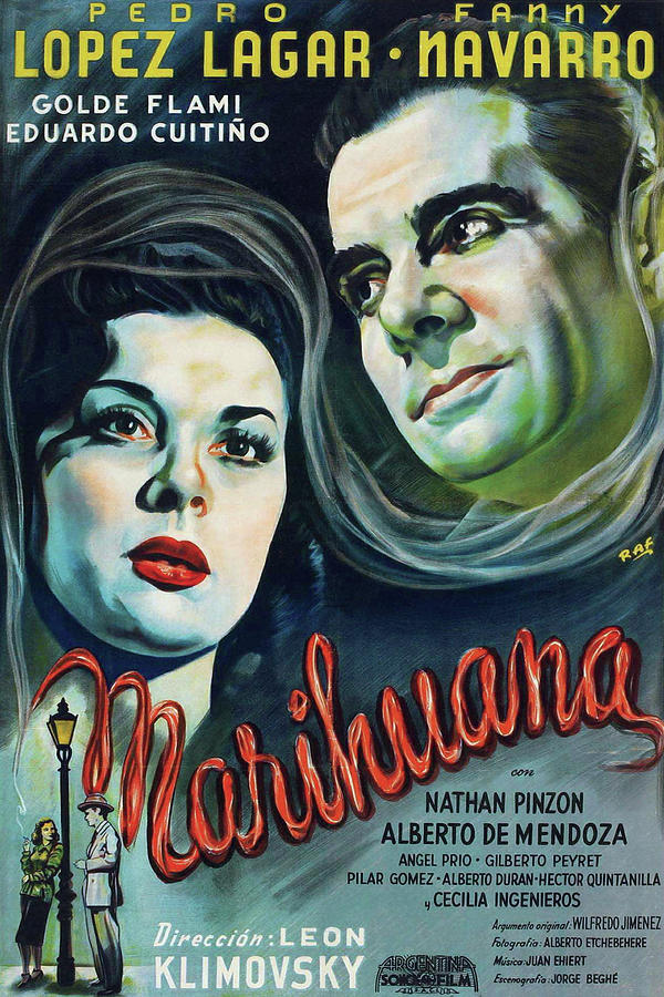 Marihuana Painting by Unknown