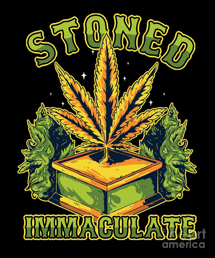 Marijuana Pothead Stoner Indica Leaves Herbal Medicine