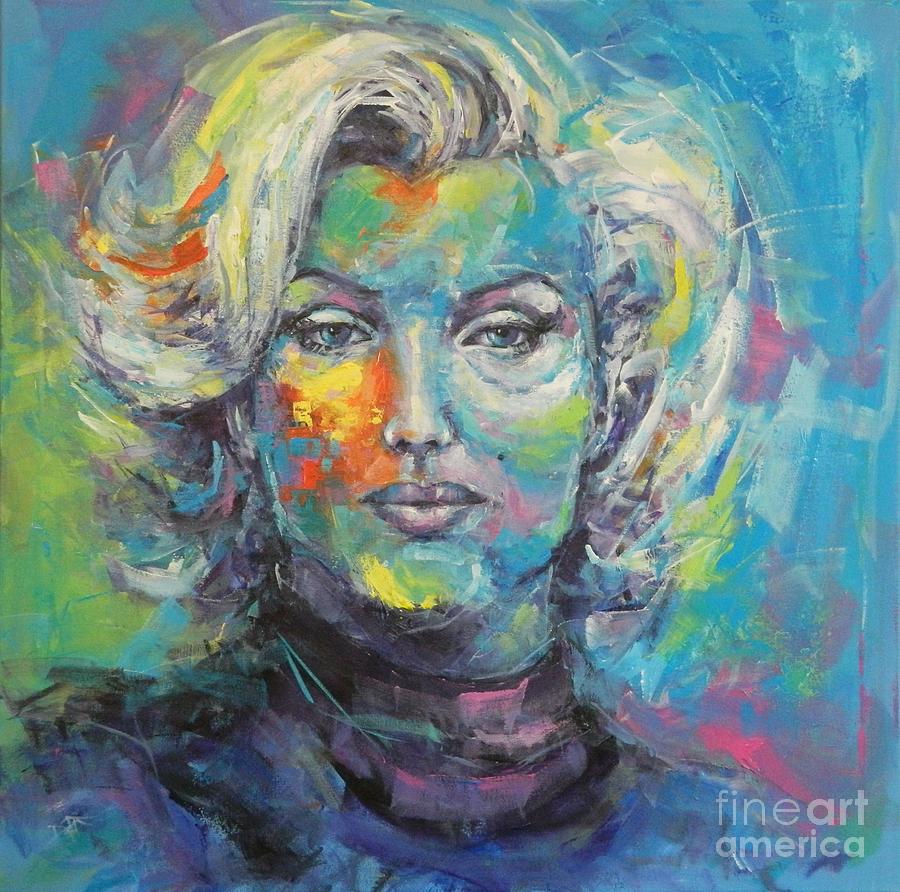 Marilyn #1 Painting by Dan Campbell