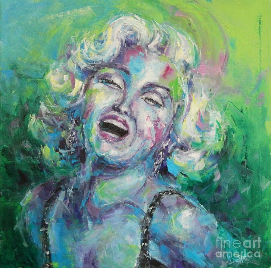 Marilyn #2 Painting by Dan Campbell