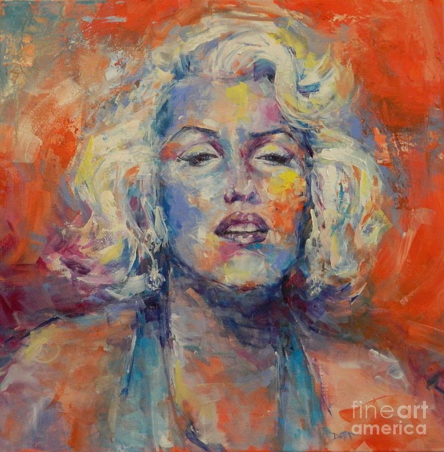 Marilyn #3 Painting by Dan Campbell