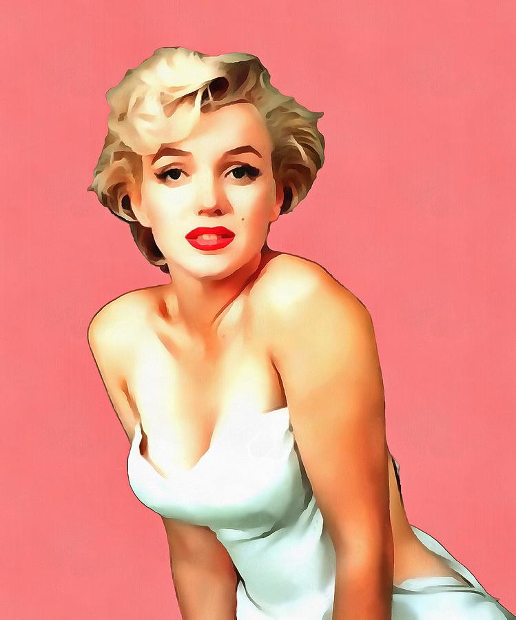 Marilyn Painting by Harry Warrick