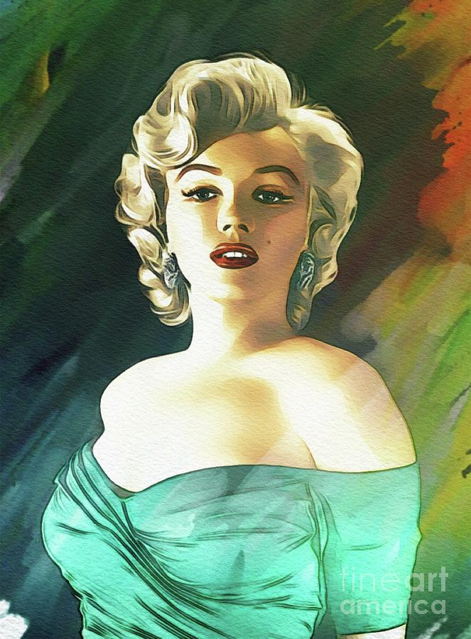 Marilyn Monroe, Actress Painting by Esoterica Art Agency