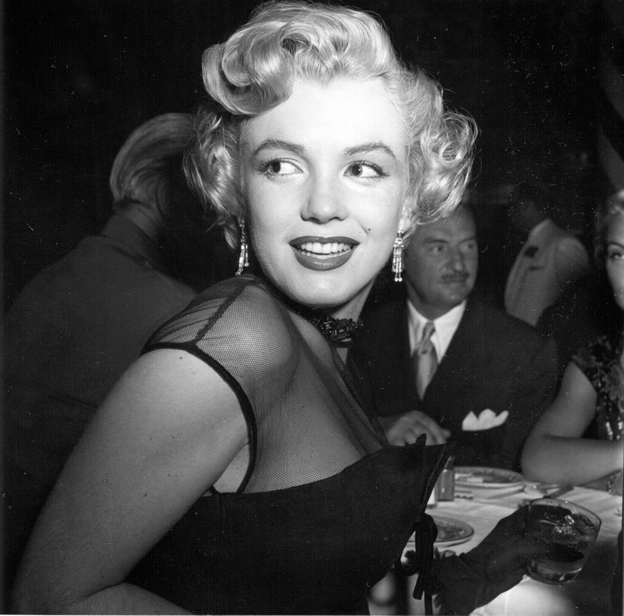 Marilyn Monroe At A Banquet Photograph by Michael Ochs Archives