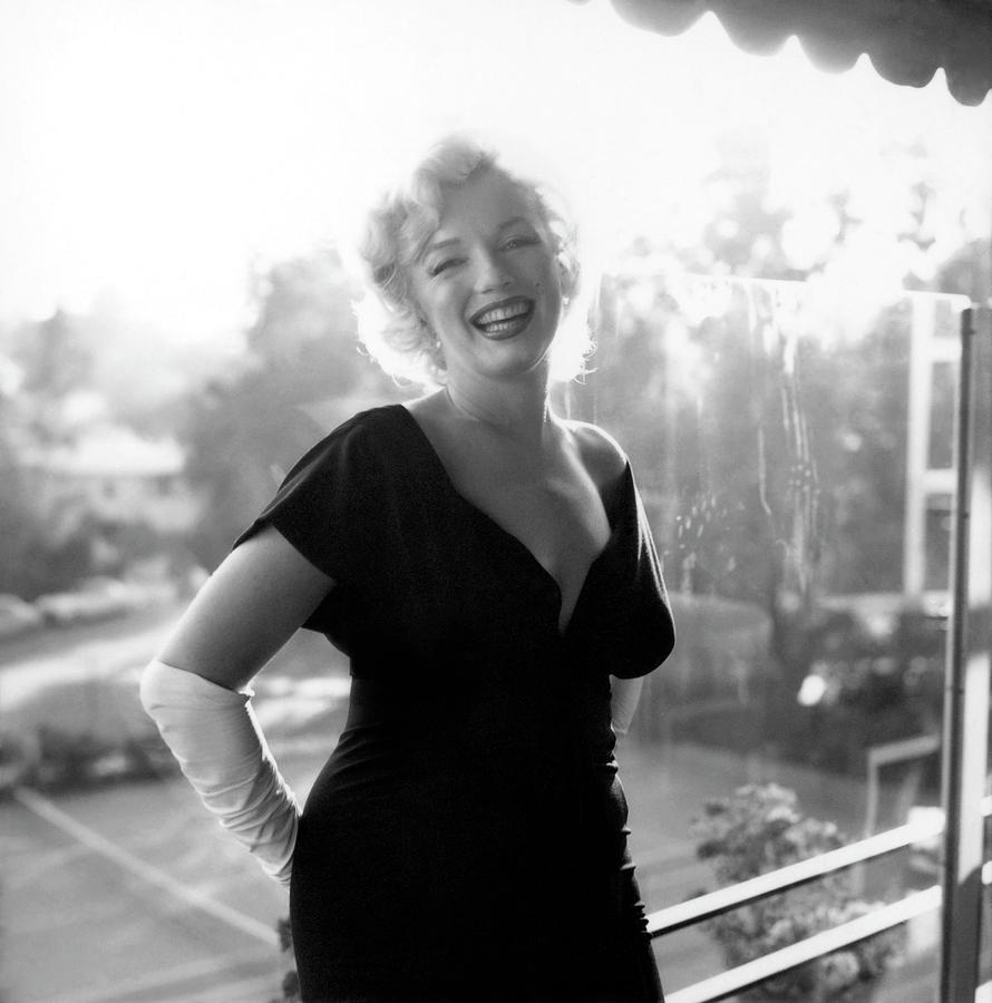 Marilyn Monroe At The Beverly Hills Photograph by Michael Ochs Archives