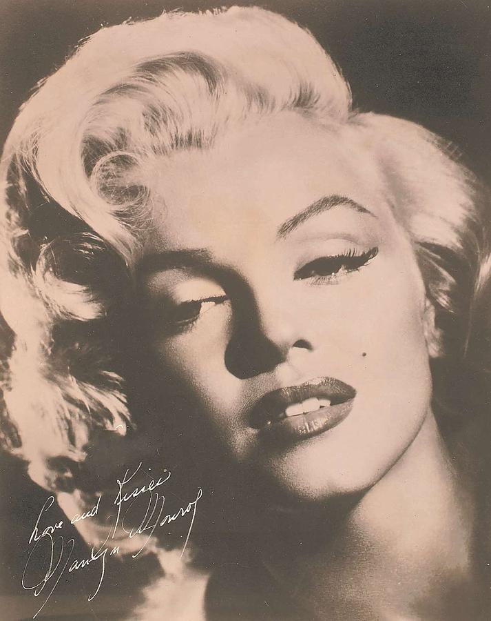 Marilyn Monroe Autographed Photo Seductive Image Photograph By Redemption Road 6228