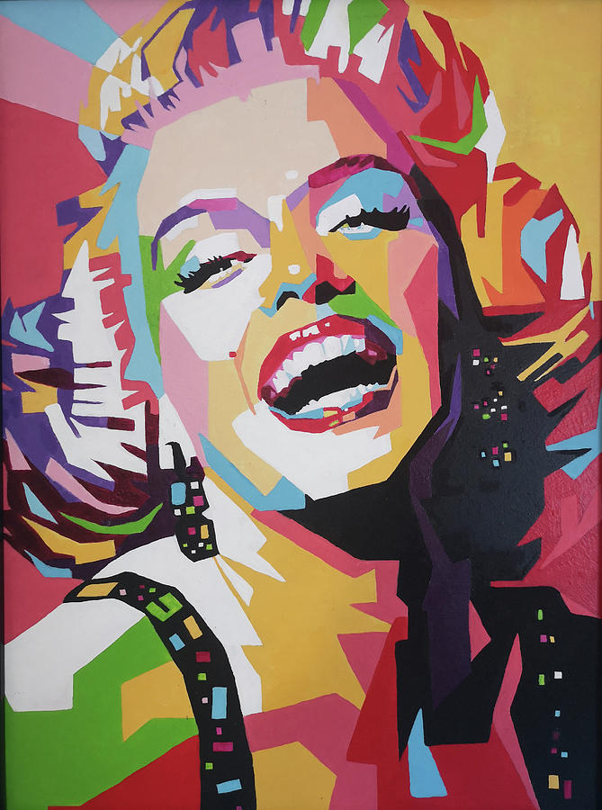 Marilyn Monroe Painting by Ella Bos - Fine Art America