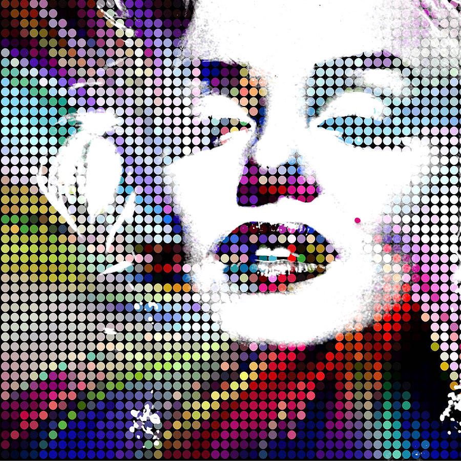 Marilyn Monroe Forever Alive Painting by Robert R Splashy Art Abstract Paintings