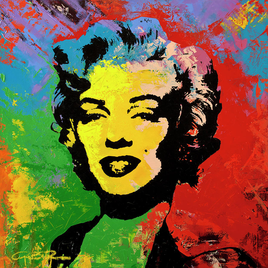 Marilyn Monroe Painting by Guy Roames - Fine Art America