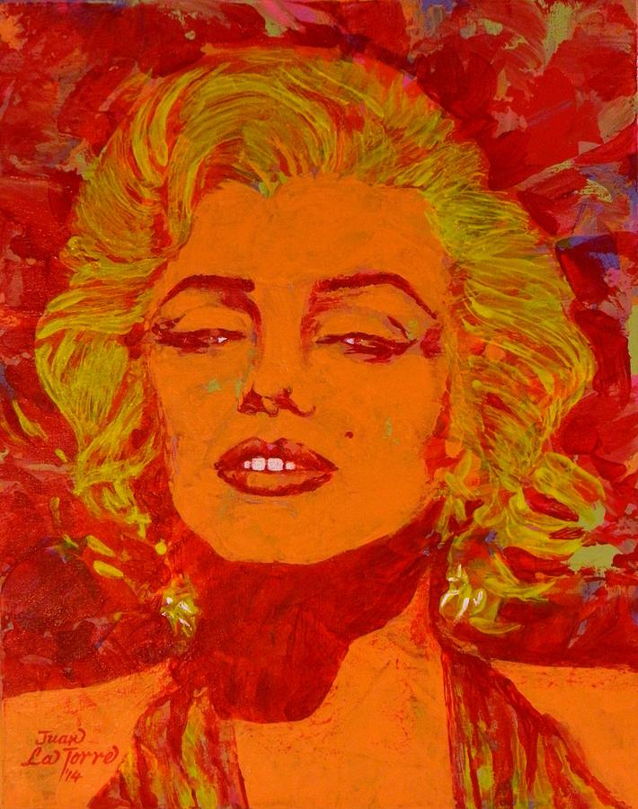 Marilyn Monroe Painting by Juan La Torre - Fine Art America