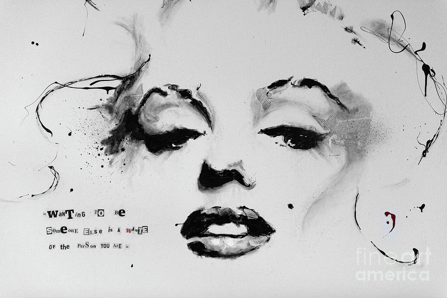 Marilyn Monroe Painting by Lise Gagne - Pixels