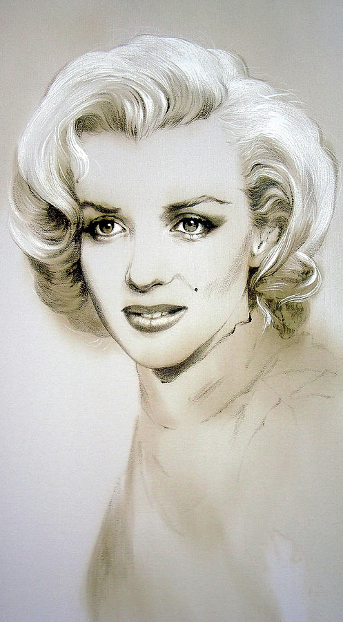 Marilyn Monroe. Mystery in Her Eyes Painting by Alina Oseeva