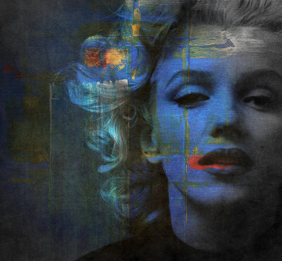 Hollywood Mixed Media - Marilyn Monroe - Retro  by Paul Lovering