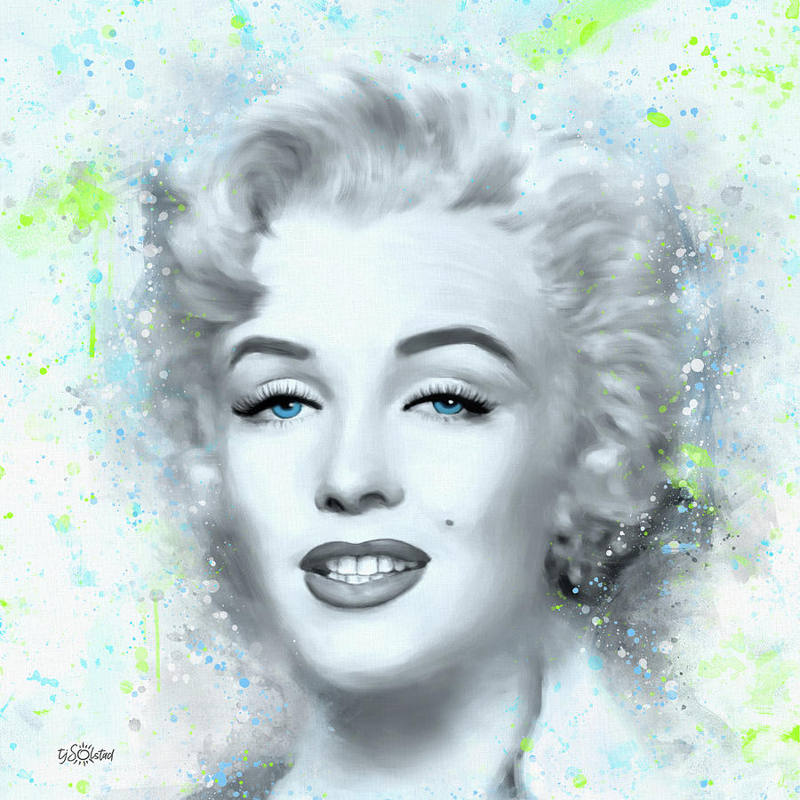 Marilyn Painting - Marilyn Monroe by TJ Solstad Marilyn Painting - Marilyn Monroe by TJ Solstad