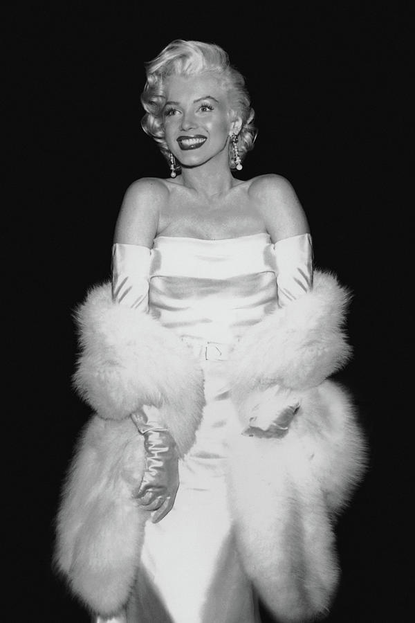Marilyn Smiling In Fur - IIi Photograph by Globe Photos | Fine Art America
