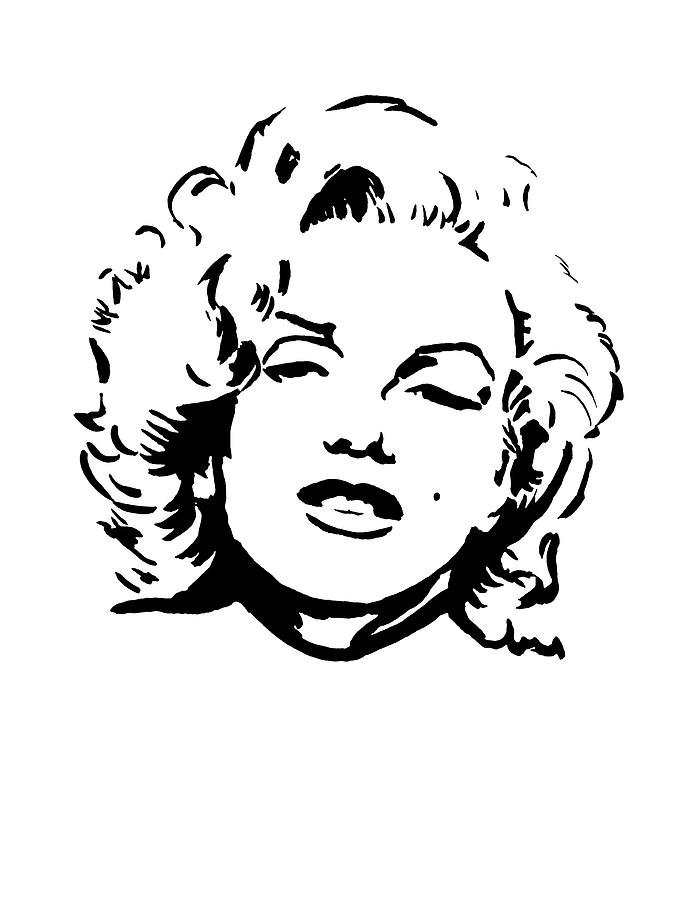 Marilyn Monroe Painting by Masha Batkova