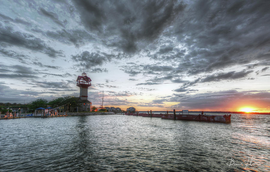 Marina Photograph - Marina At Sundown by Fivefishcreative Marina Photograph - Marina At Sundown by Fivefishcreative