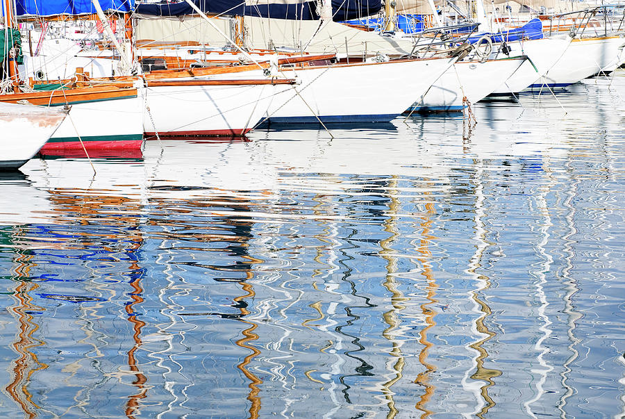 Marina Reflections Photograph by Georgeclerk