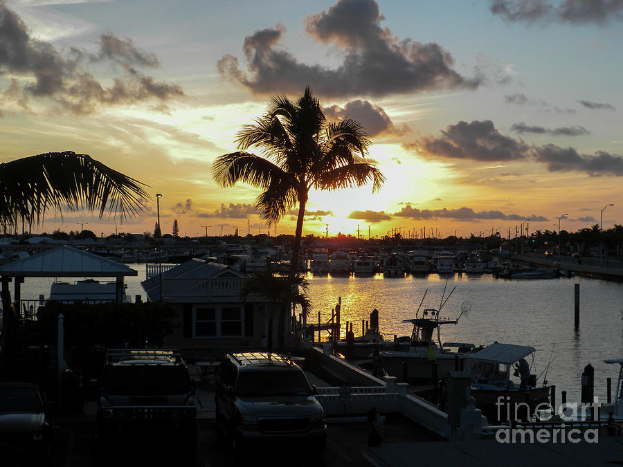 Marina Sunset by Randall Saltys Marina Sunset by Randall Saltys